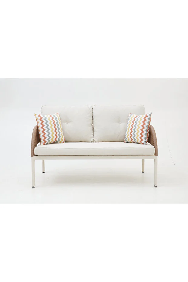 Comfort İp Örgü Bahçe Balkon Oturma Grubu (2+1+1+M)